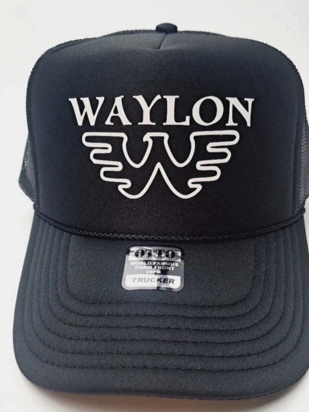Waylon J.  Hat Cap Vintage Foam Trucker Style Mesh Snapback